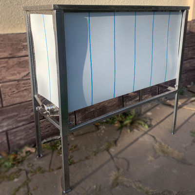 Стол для распечатывания сот - 1 метр, под украинскую рамку, кран НЖ